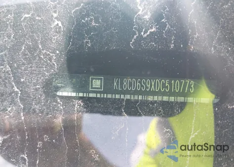 2013 Chevrolet Spark 1Lt Auto из США, поврежденный, VIN KL8CD6S9XDC510773